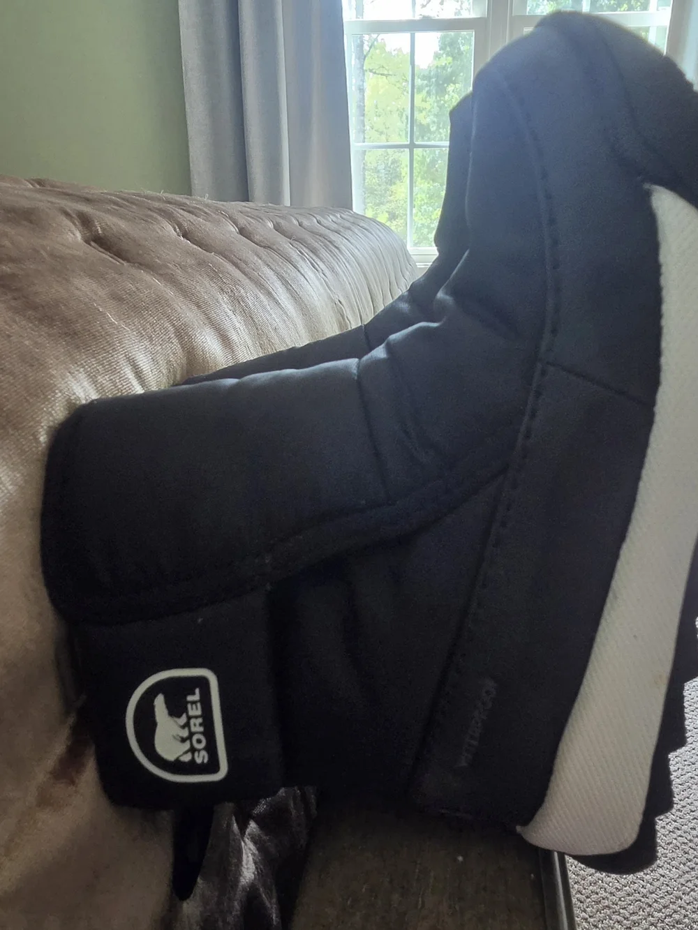 Sorel Kids Black Waterproof Winter Boots